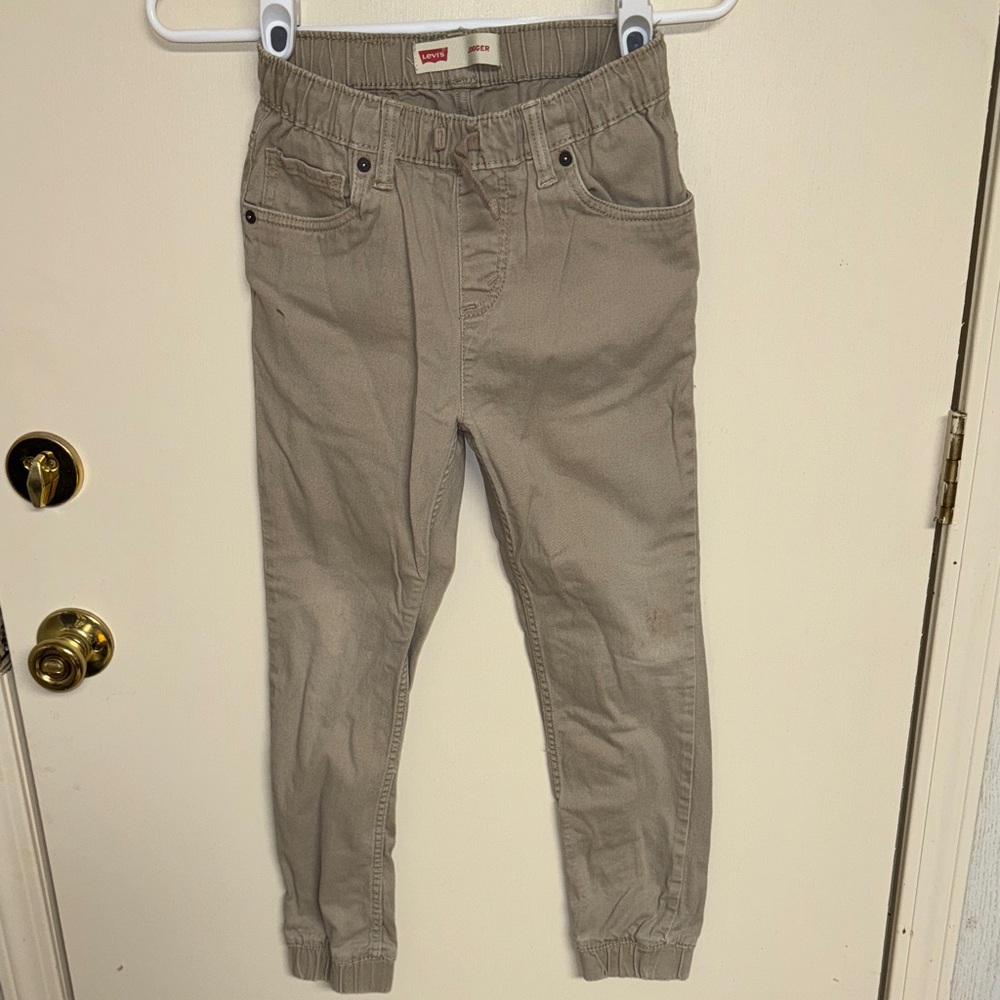 Levi's Kids Beige Jogger Sweatpants